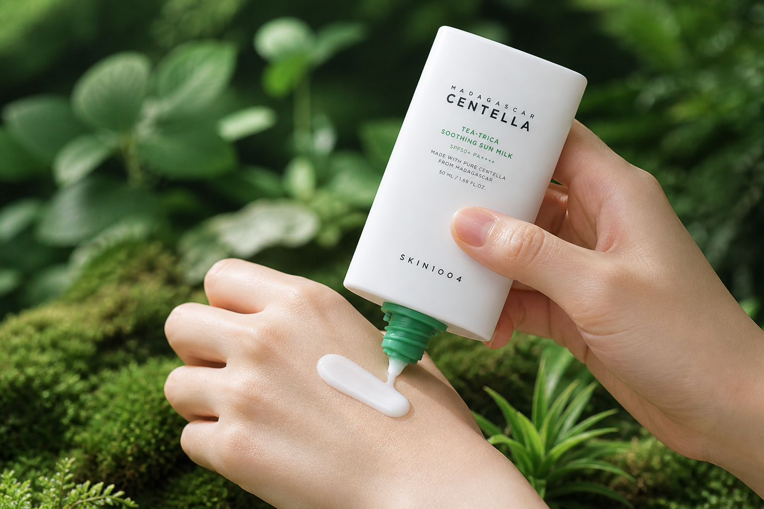 Madagascar Centella Tea-trica Soothing Sun Milk 50ml - Imagen 4